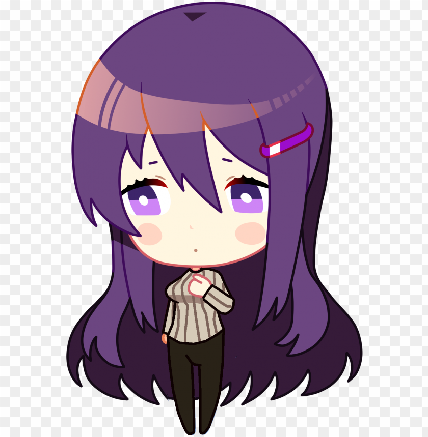 Download Hd Casual Yuri Chibi Sprite Doki Doki Yuri Chibi Png Free Png Images Toppng - yuri transparent roblox