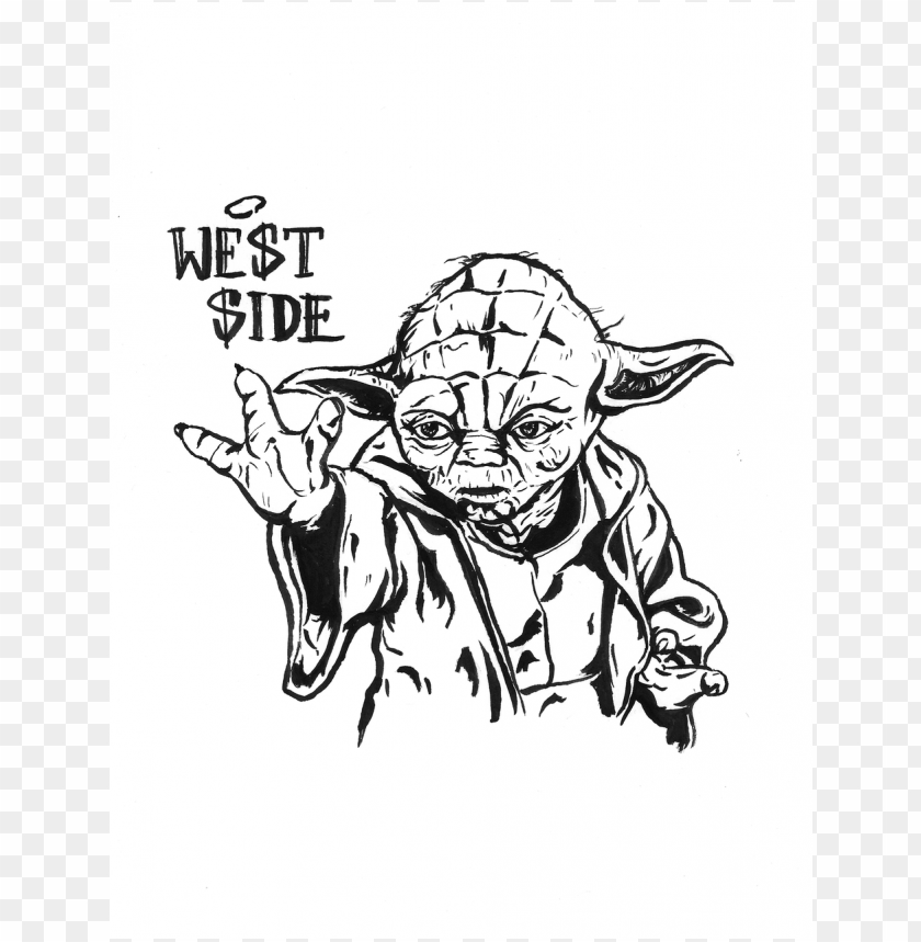 Download Illustration Yoda Blac Png Free Png Images Toppng