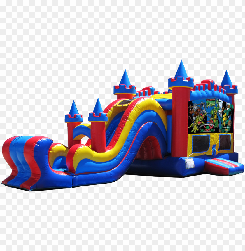 Download Inja Turtles Bounce House Rental Deluxe Bounce House Png Free Png Images Toppng - roblox bounce