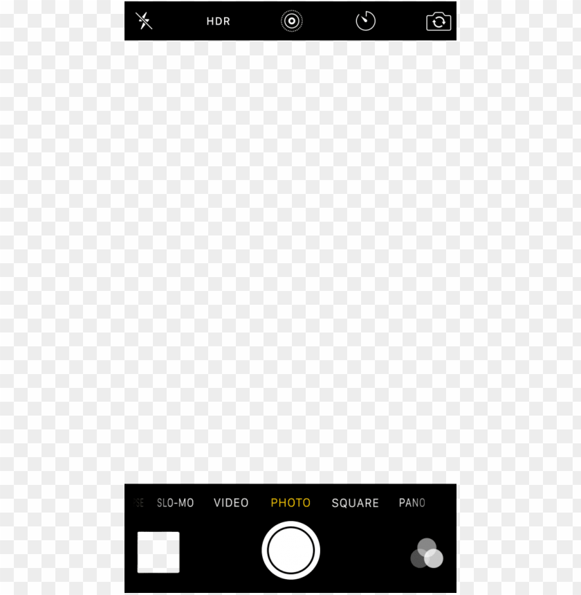 Download iphone - iphone camera screen template png - Free PNG Images |  TOPpng 