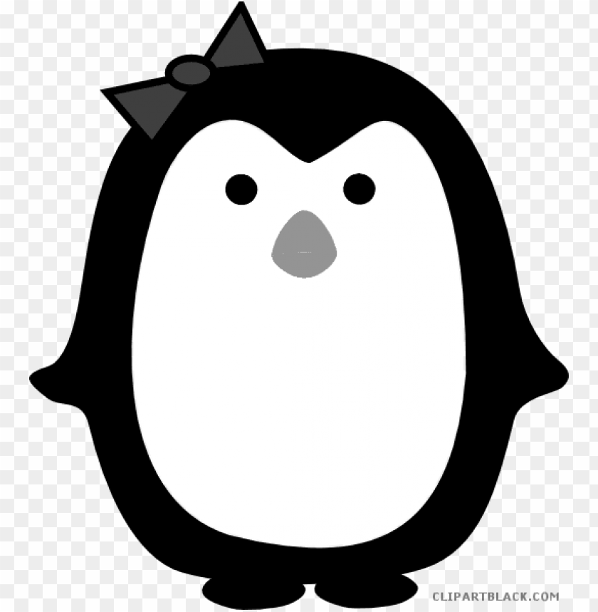 Download Download Irl Penguin Animal Free Black White Clipart Images Girl Penguin Clip Art Png Free Png Images Toppng