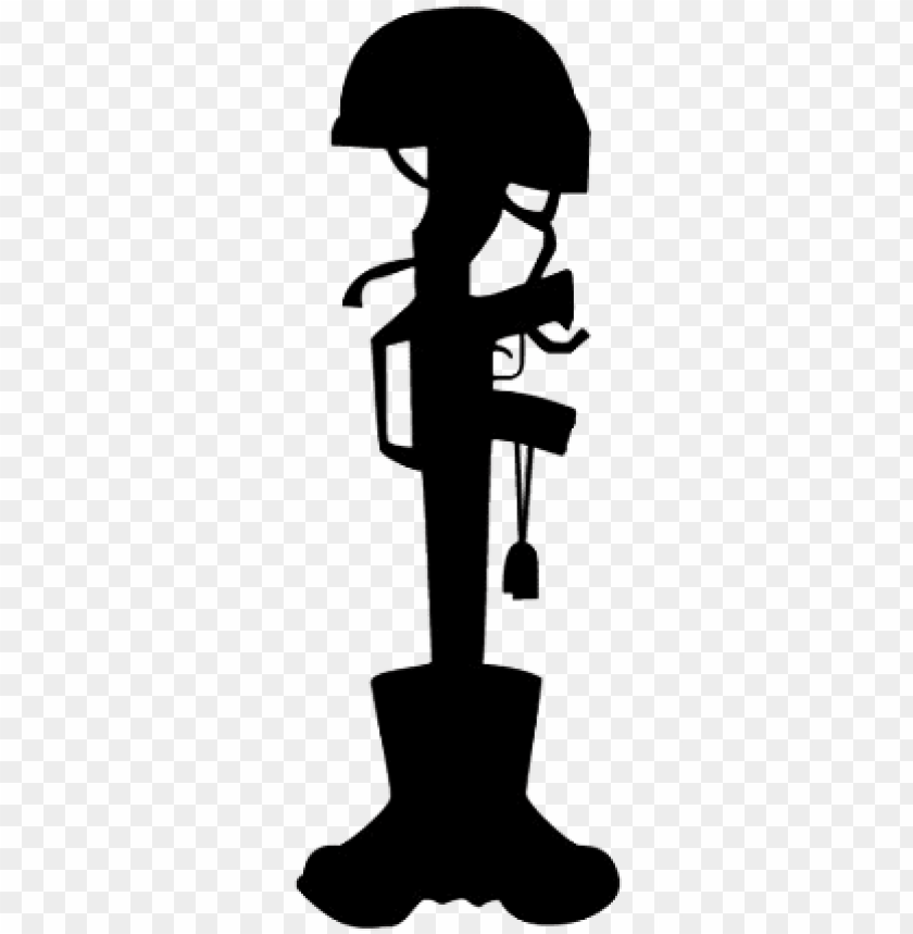 fallen soldier silhouette