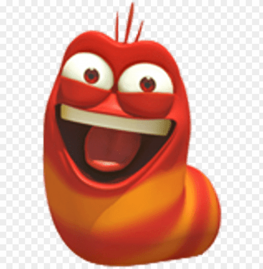 Download Larva Red Happy Larva Png Free Png Images Toppng - larva hack roblox