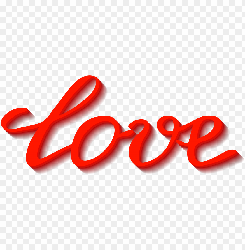 Download Love Text Png HQ PNG Image