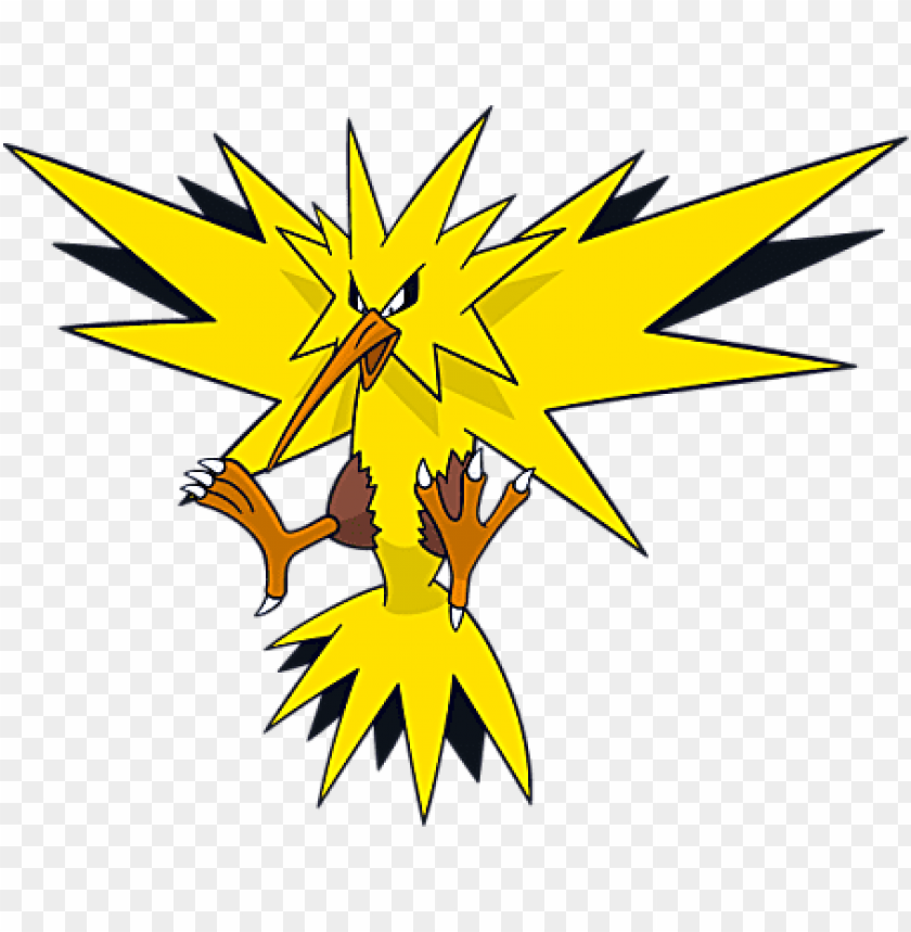 Download Lightning Clipart Pokemon Pokemon Zapdos Png Free Png