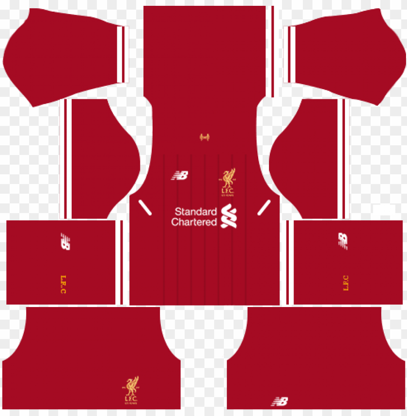 Download Liverpool Home Kit Dream League Soccer 2017 2018
