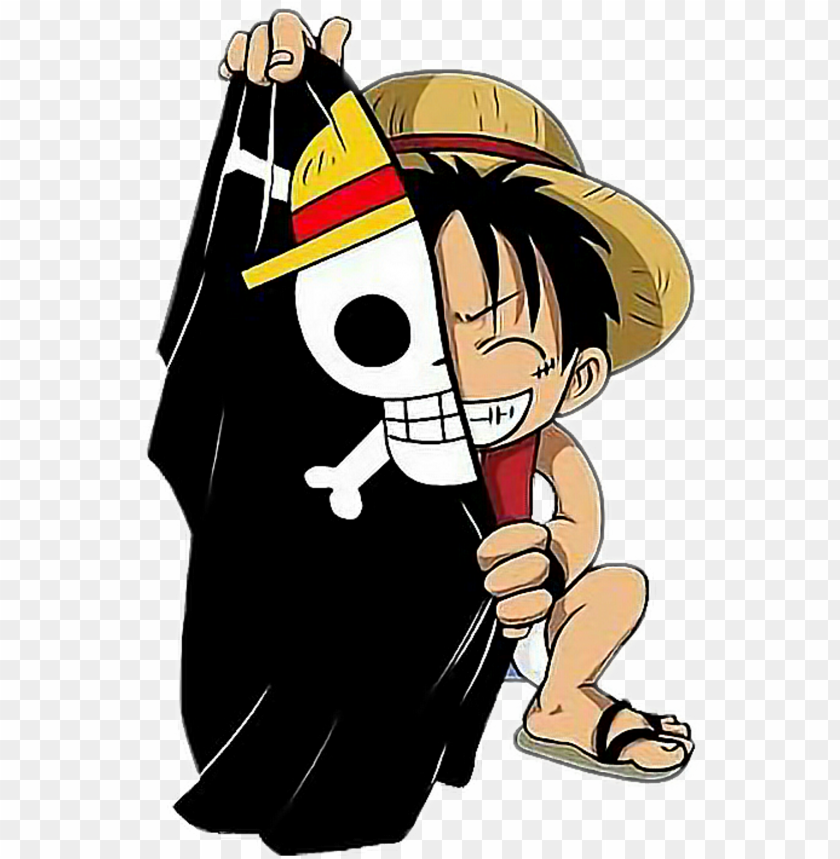 Download Luffy Sticker One Piece Luffy Baby Png Free Png Images Toppng
