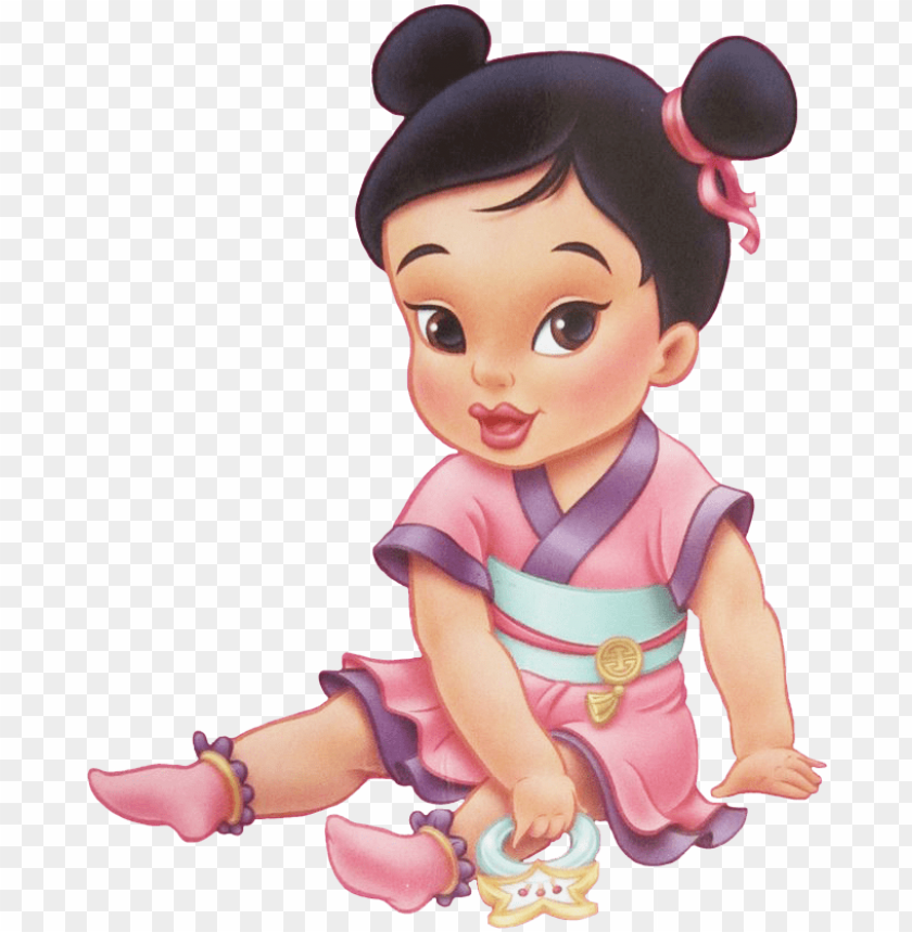 Download Download Marcadores Png Princesa Mulan Disney Princess Baby Cross Stitch Png Free Png Images Toppng