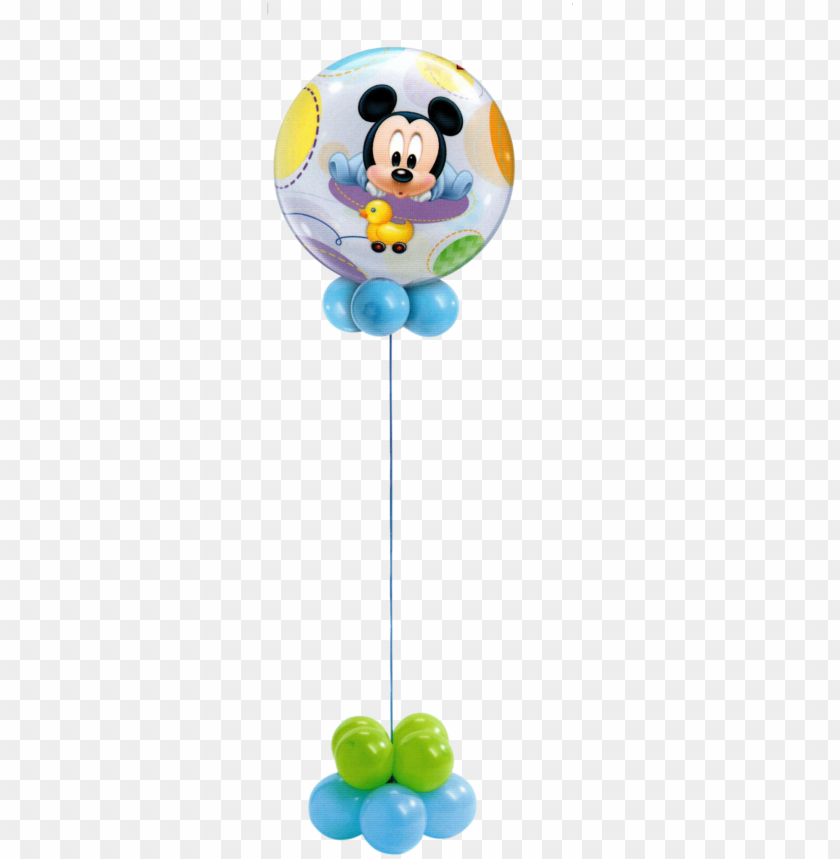 Download Mickey Mouse Baby Bubble 22 Single Bubble Baby Mickey Mylar Balloons Foil Png Free Png Images Toppng