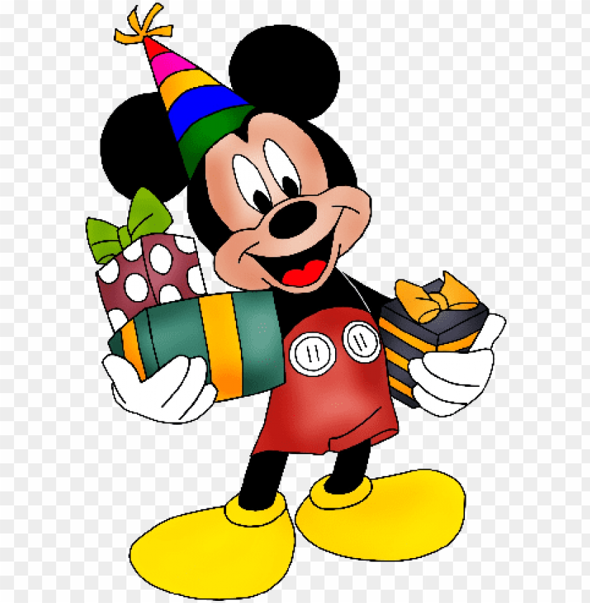Download micky mouse wearing birthday cap - topo de bolo mickey para  imprimir png - Free PNG Images | TOPpng