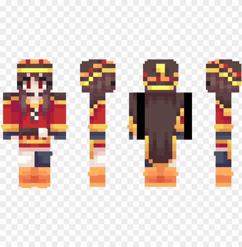 download minecraft skin po niku megumin