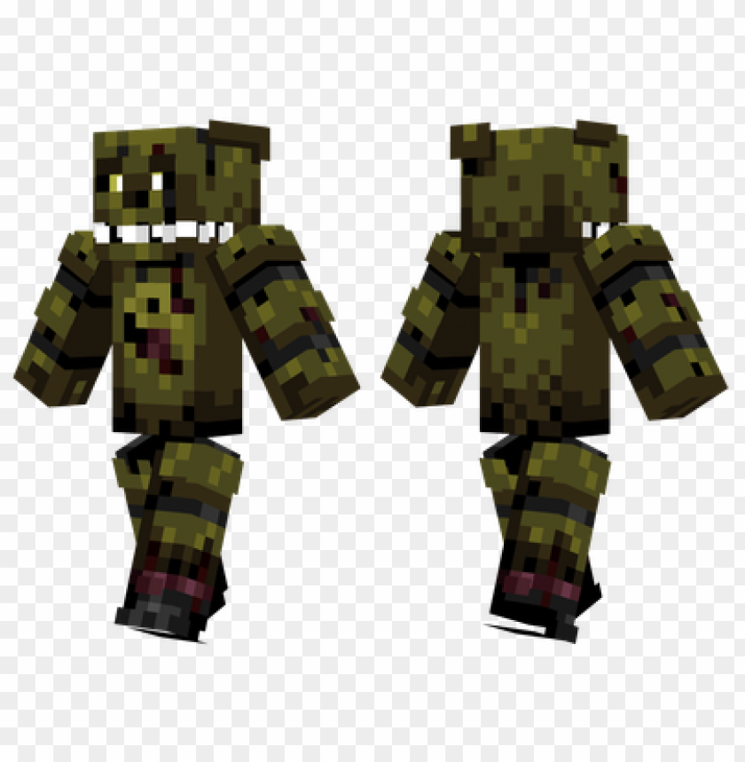 Download Minecraft Skins Springtrap Skin Png Free Png Images Toppng