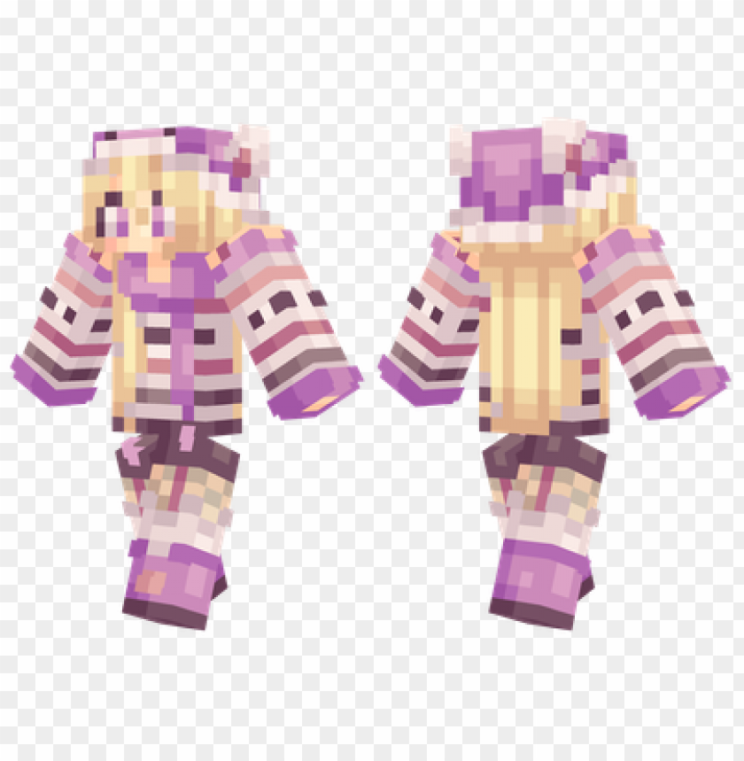 Download Minecraft Skins Winter Hat Skin Png Free Png Images Toppng