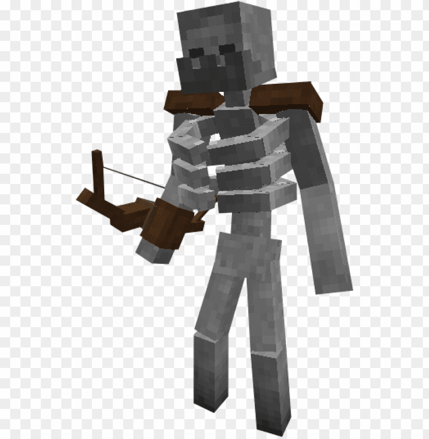 minecraft skeleton png