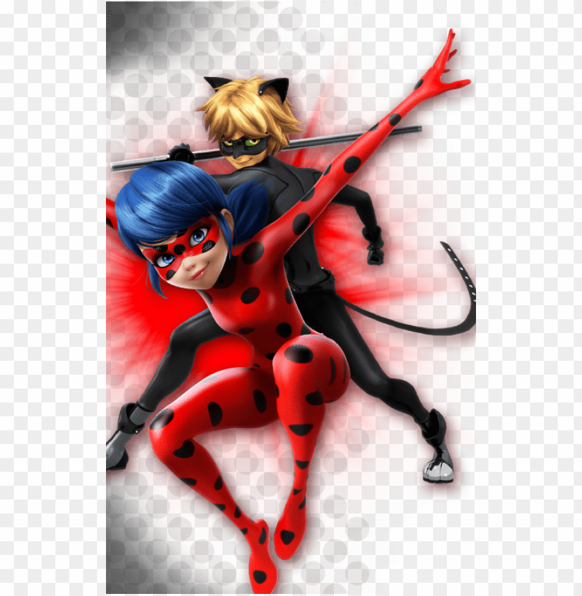 Miraculous ladybug and chat noir