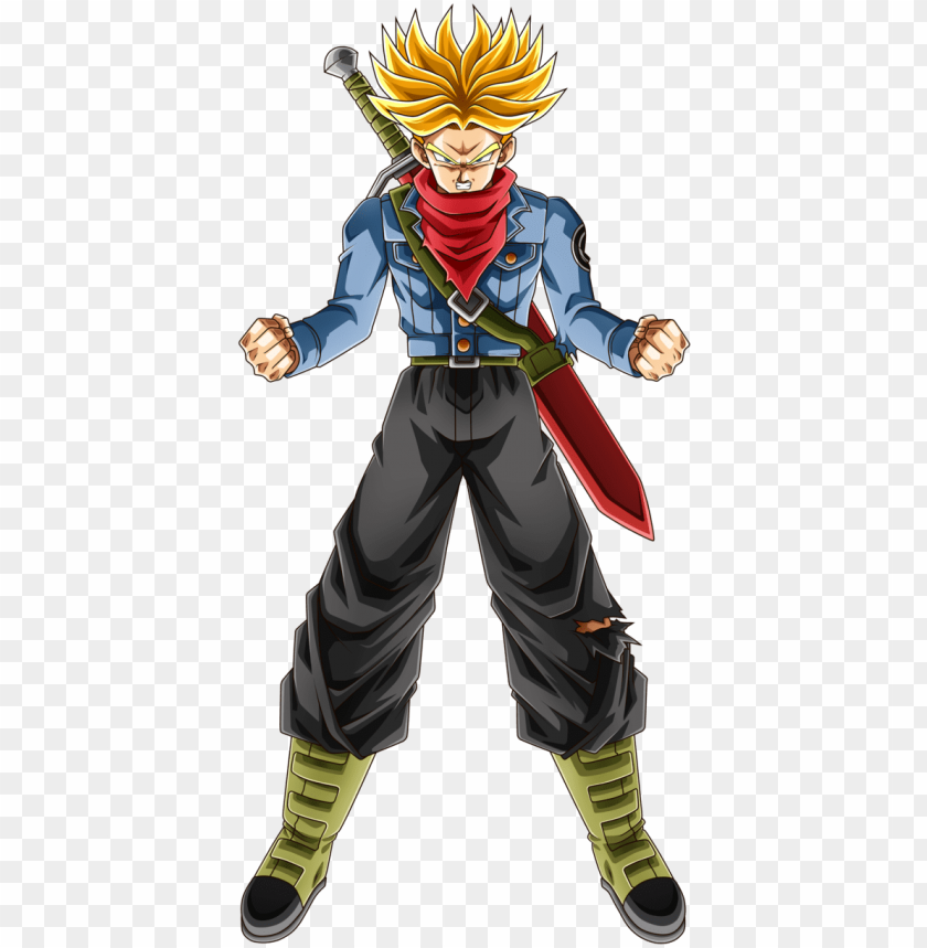 Mirai Trunks Super Saiyan Rage Lineart By Chronofz - Trunks