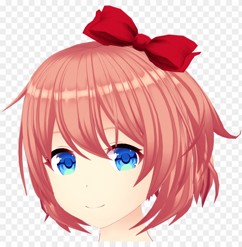 Download Moyonote Doki Doki Literature Club Mmd Models Png Free Png Images Toppng