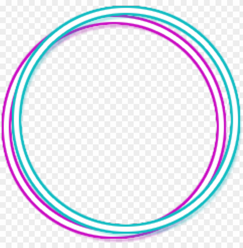 Download Neon Blue Pink Glow Circle Circleframe Frame Circle Png Free Png Images Toppng - pink glowing eyes roblox