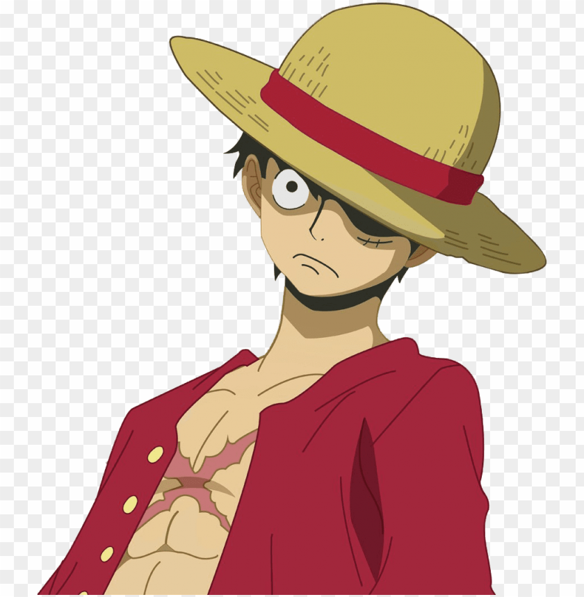 One Piece Strawhat Render, One Piece Luffy hat art \ transparent background  PNG clipart