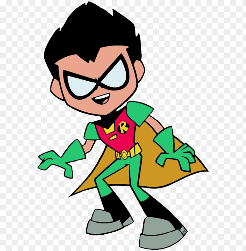 Download o clip art cartoon - teen titans go! (tm): robin rules! png - Free  PNG Images | TOPpng
