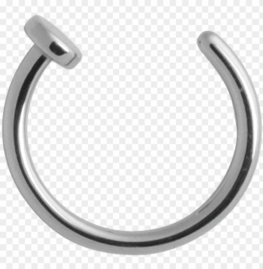 Download Ose Ring Png Png Royalty Free Nose Piercing Ring Png Free Png Images Toppng