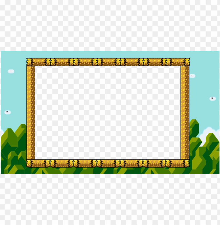 Download Overlay I Use For When I Stream Smw Picture Frame Png Free Png Images Toppng