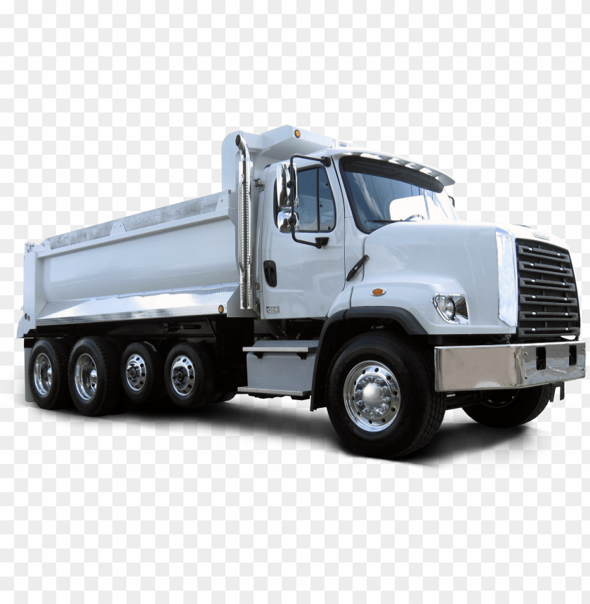 dump truck dumping clipart sun