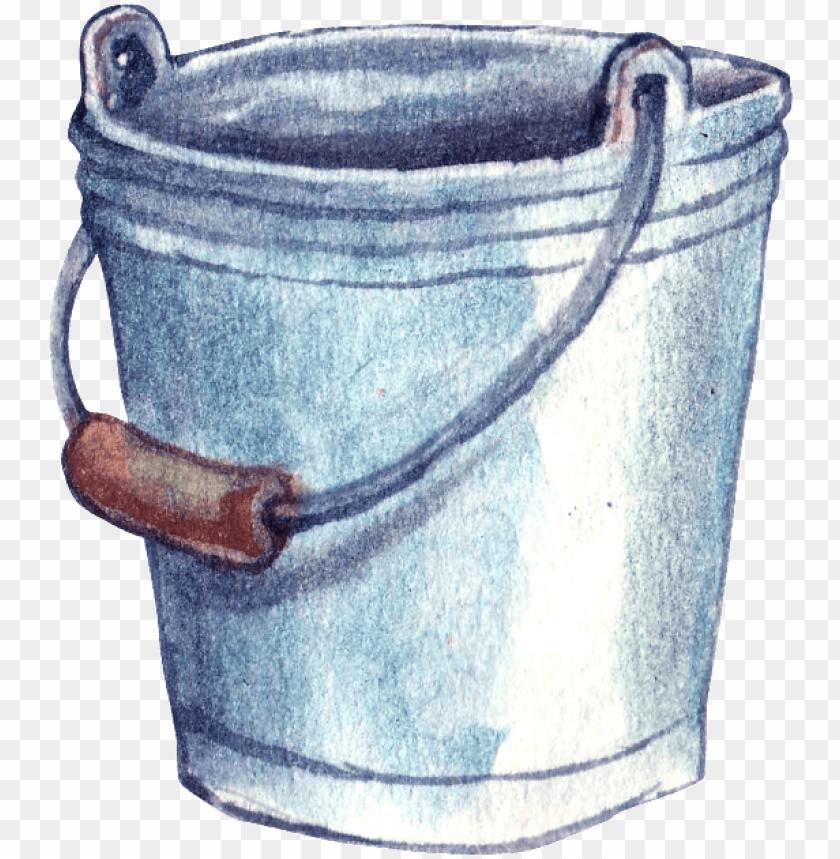 Download Ray Hand Drawn Bucket Cartoon Transparent Watercolor æ°´æ¡¶ å¡é€š Png Free Png Images Toppng