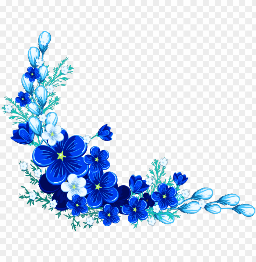 Download royal blue flower png - Free PNG Images | TOPpng