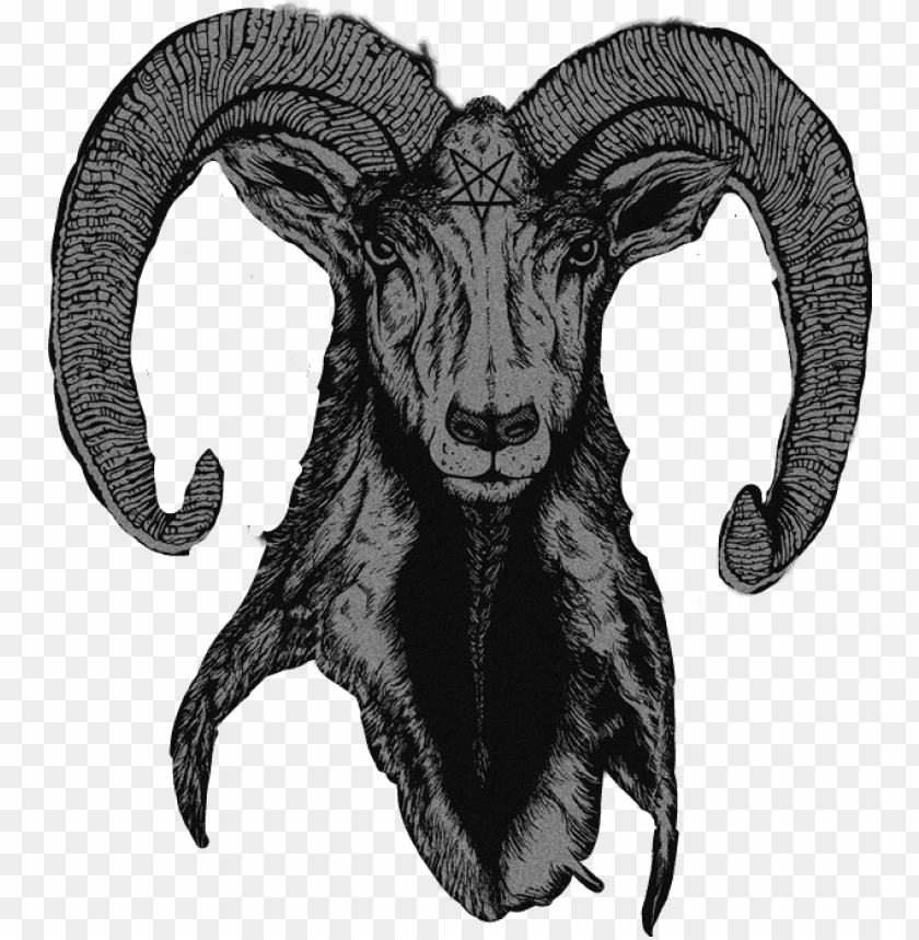 download satanic ram horn png goat face satan png free png images toppng download satanic ram horn png goat