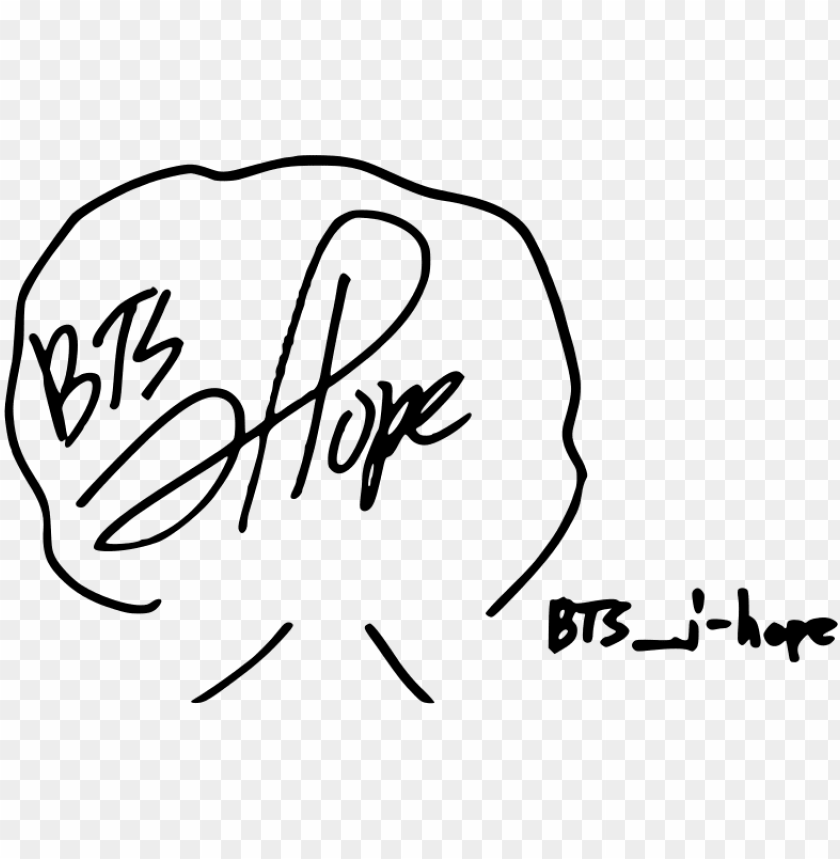 BTS J-HOPE 直筆サイン　bts ジェイホープ　サイン BTS Jhope signature