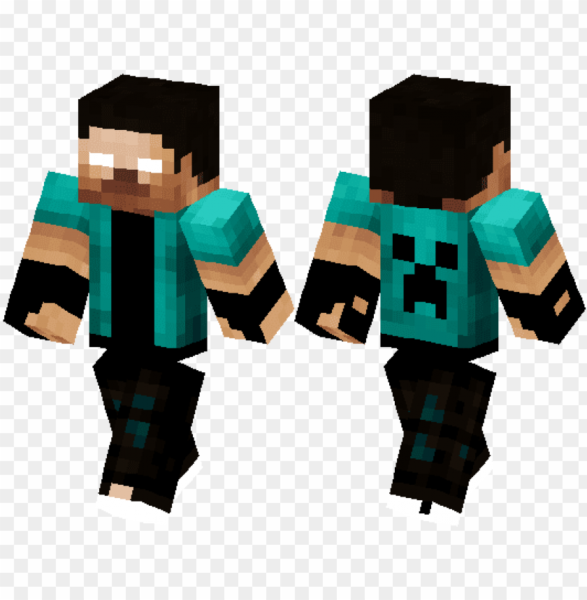 HD herobrine Minecraft Skin