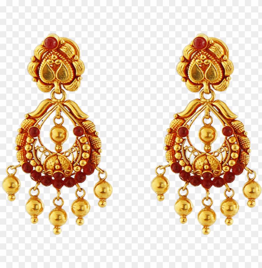 One Gram Gold Plated Forming Earrings