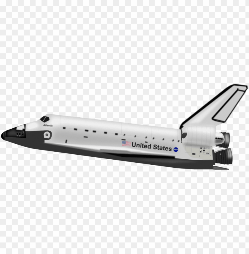 space shuttle transparent backround