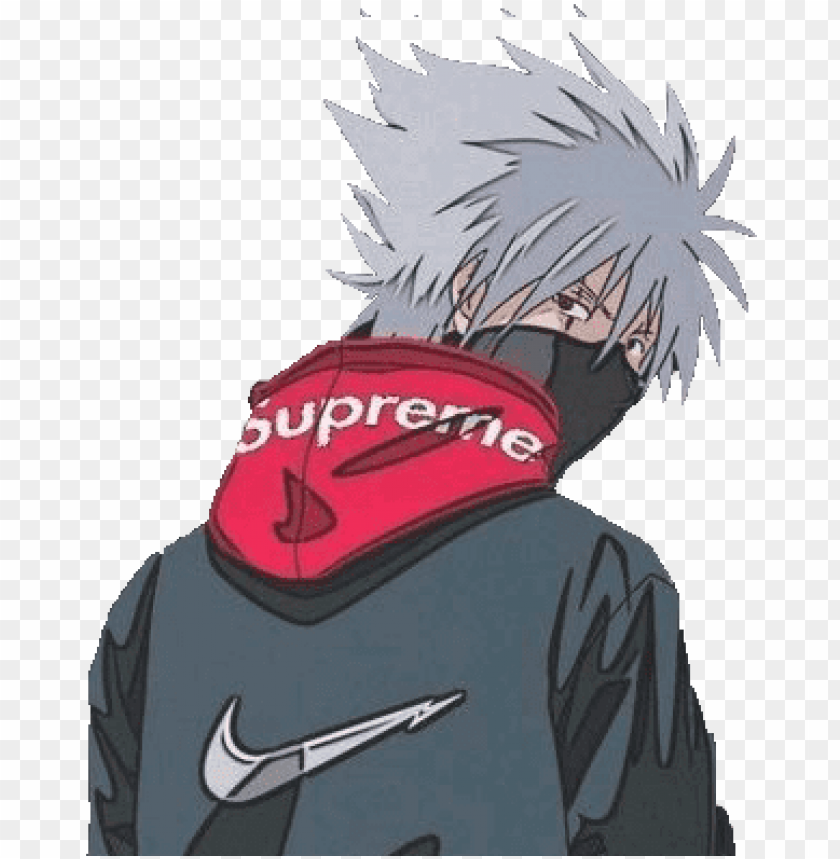 Download Sticker De Pie Naruto Supreme Png Free Png Images Toppng - naruto donation t shirt roblox