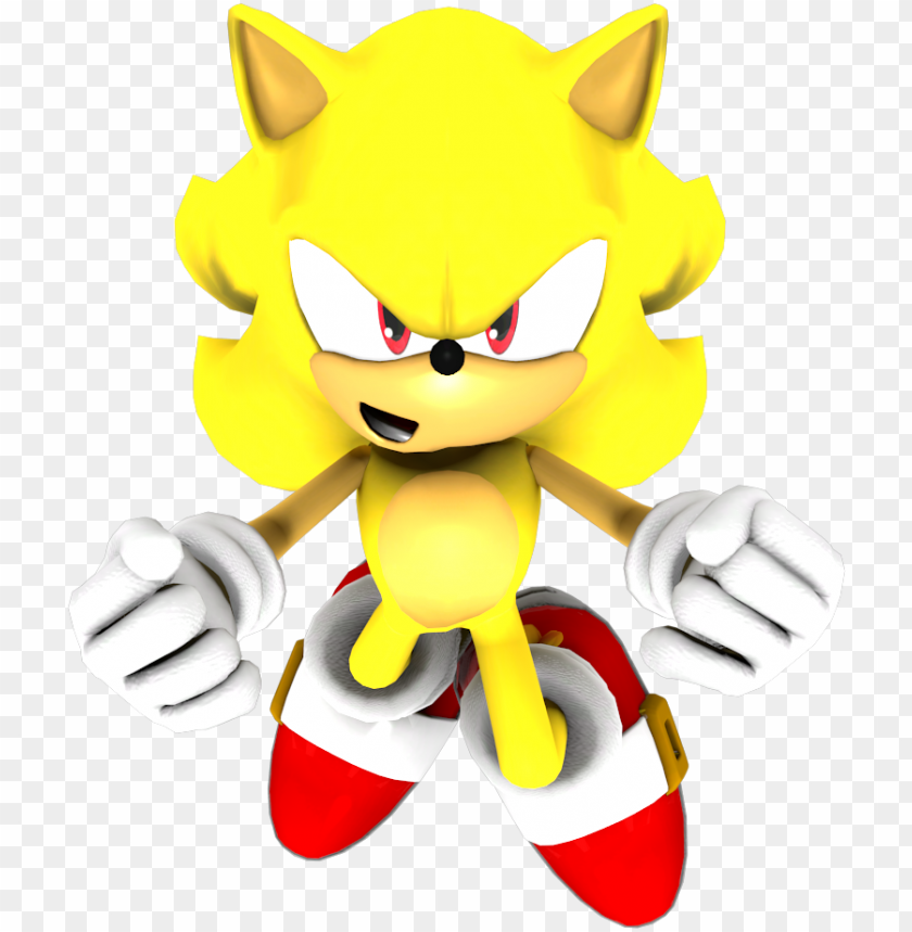 Sonic The Hedgehog Clipart Super Sonic - Super Sonic The Hedgehog Classic,  HD Png Download, png download, transparent png image