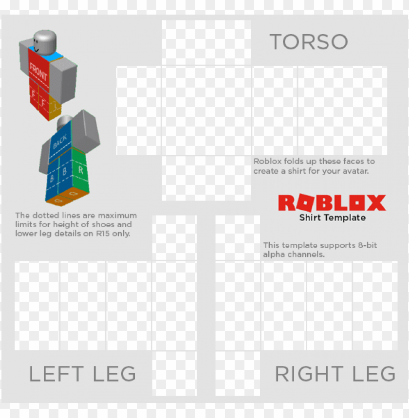 Download Template Transparent R15 04112017 Roblox Pants Template