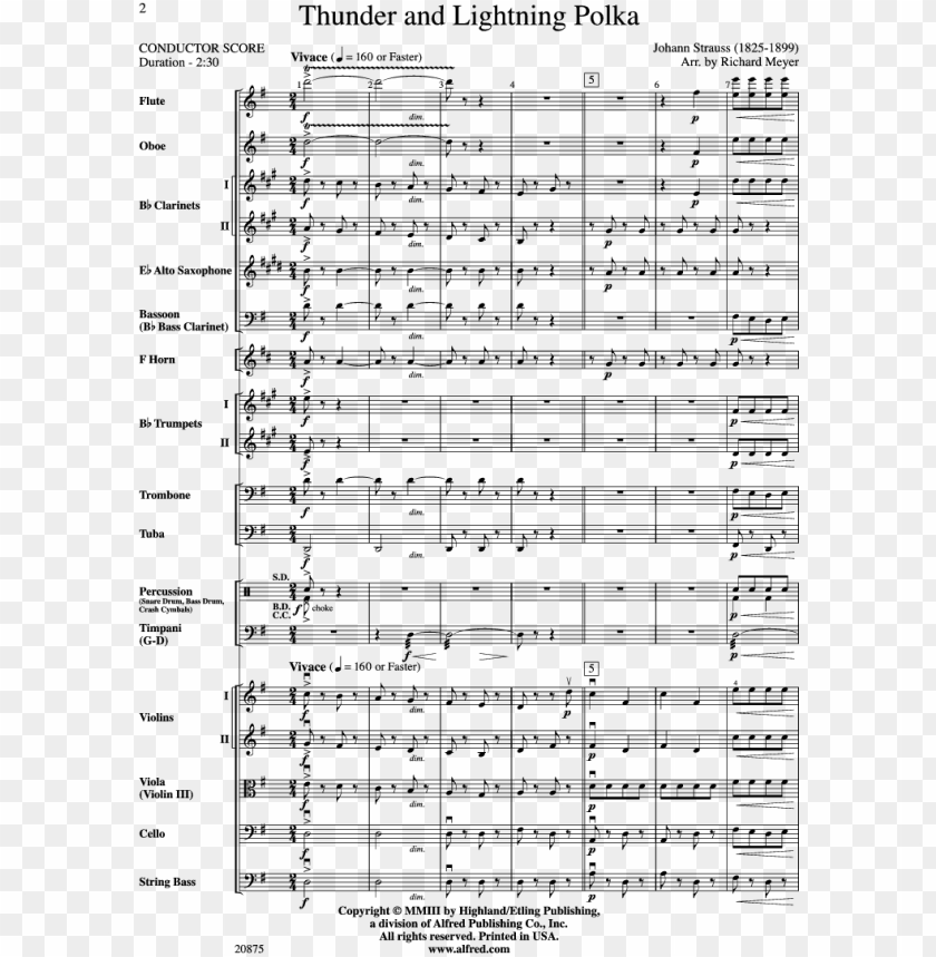 Download Thunder And Lightning Polka Thumbnail Thunder And Lightning Polka Sheet Music Png Free Png Images Toppng - thunder roblox free music download