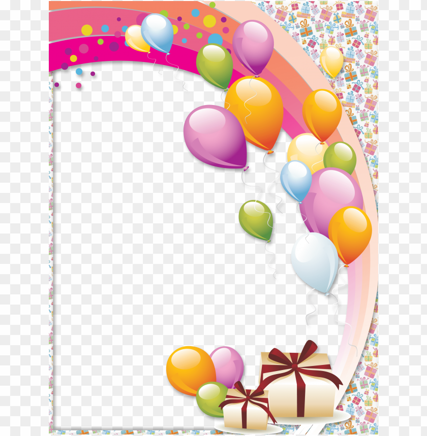 Download Transparent Birthday Frame Png Free Png Images Toppng