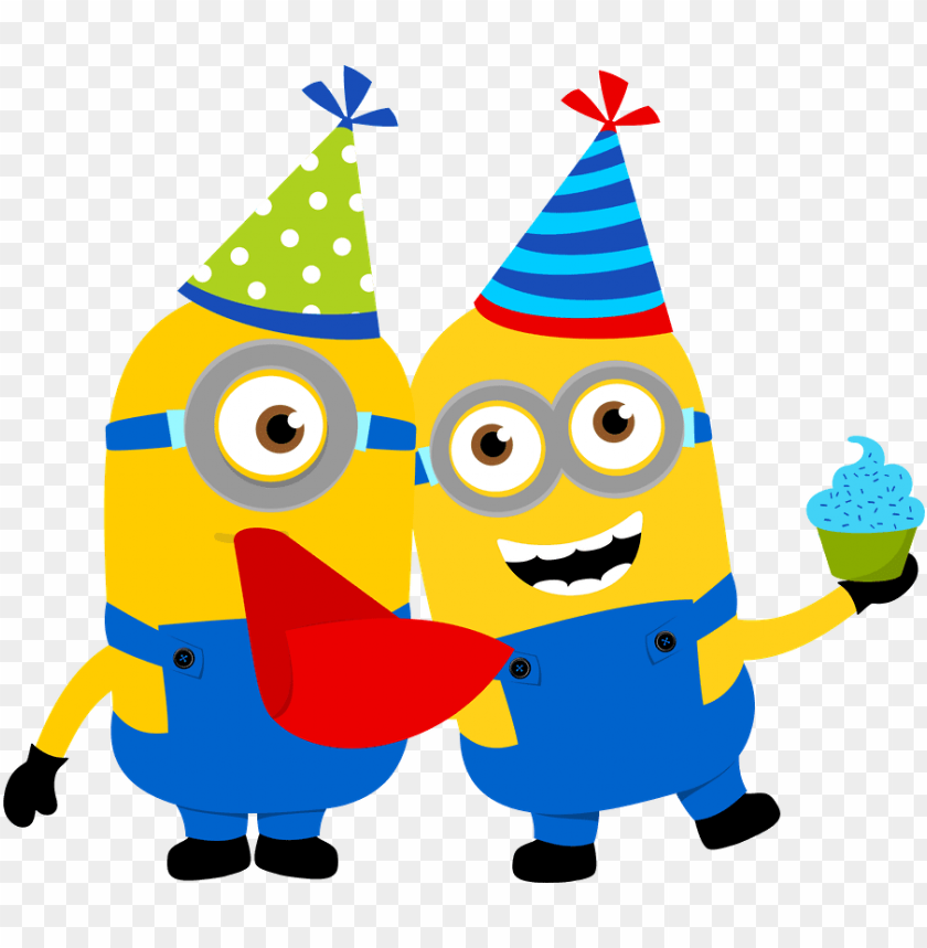 Download Transparent Minion Png Image Minion With Birthday Hat Png Free Png Images Toppng - princess party hat roblox