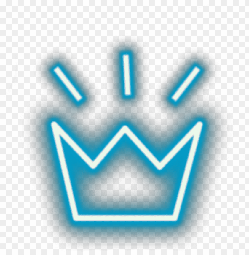 Download Transparent Neon Crown Png Free Png Images Toppng - neon purple roblox logo black background