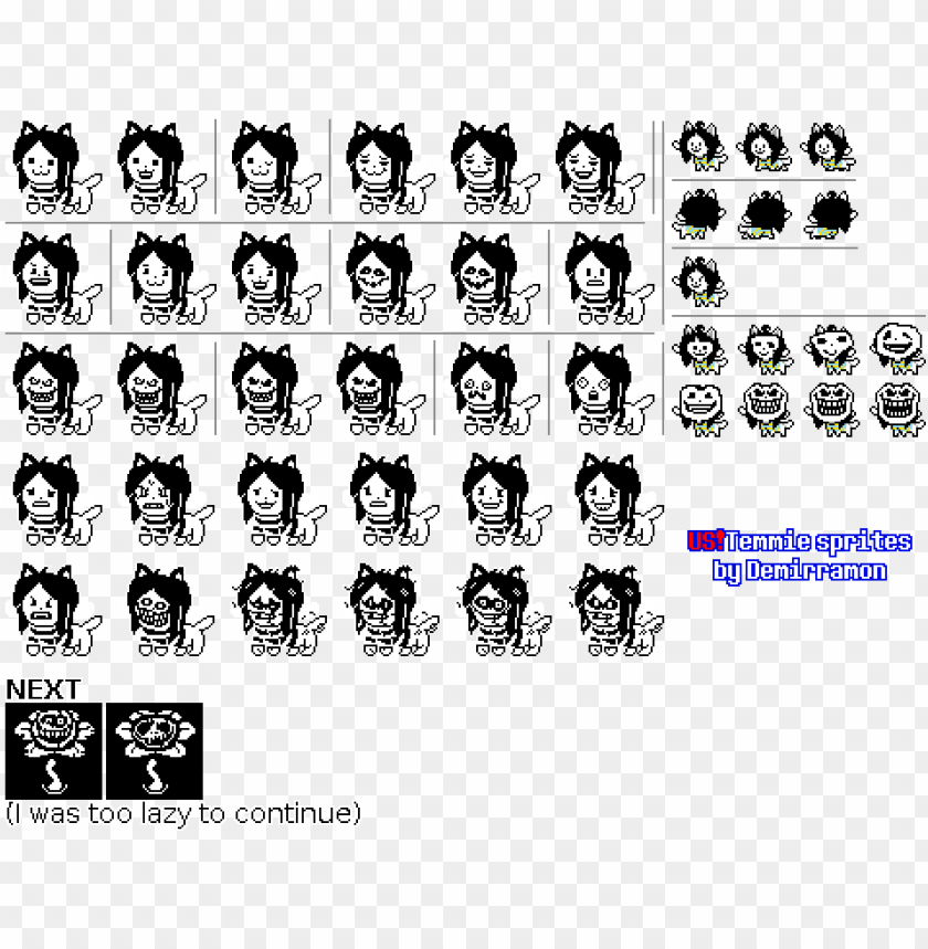 Download Underswap Temmie Sprite Sheet Sprite Png Free Png Images Toppng