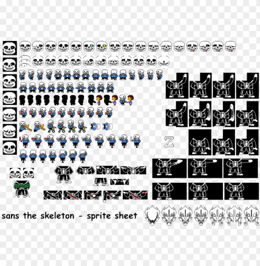 Download Undertale Sprite Sheet Tumblr Sprite Png Free Png Images Toppng - music sheets for roblox deltarune