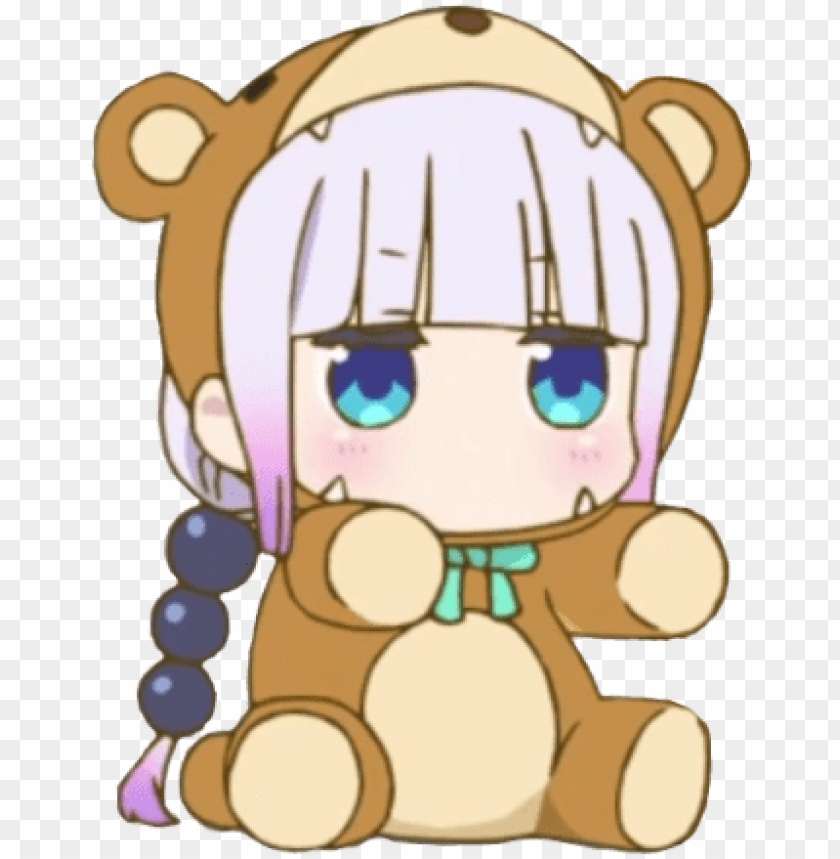 Download View 1502287555777 Kanna Bear Anime Png Free Png Images Toppng - kanna dragon maid roblox roblox meme on meme