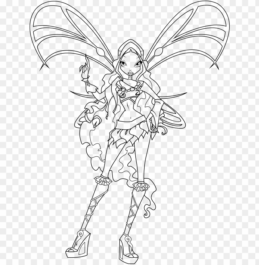 winx club bloom bloomix coloring pages
