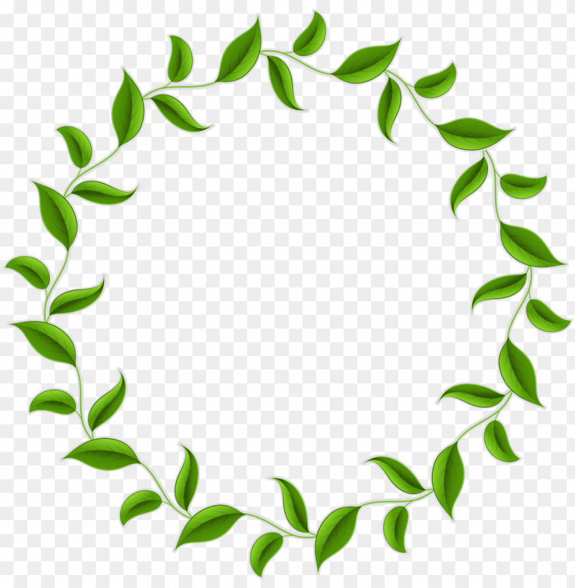 Download Wreath Border Png Jpg Library Library Green Circle Frame Png Free Png Images Toppng - green laurel wreath roblox