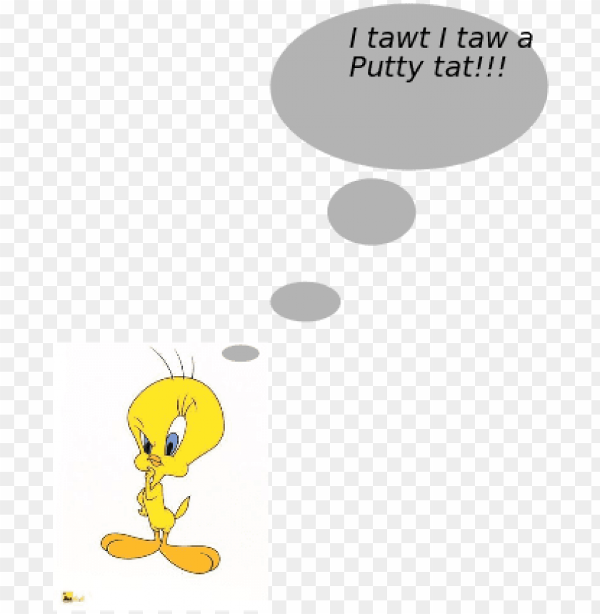 Free download | HD PNG i tawt i taw a puddy tat PNG transparent with ...