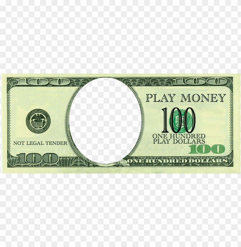 Blank 100 Dollar Bill Template cutout PNG &amp; clipart images | TOPpng