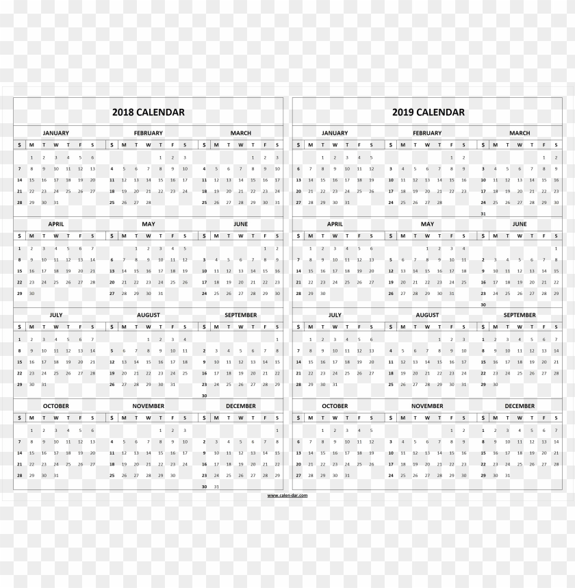 Free download | HD PNG 2018 2019 calendar hd s png images background ...