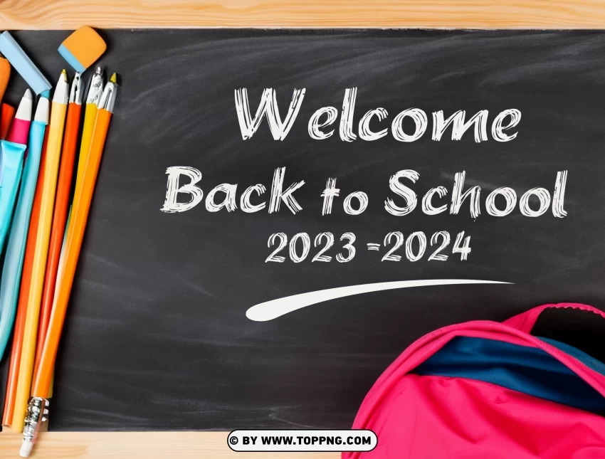 Free download | HD PNG 2023 2024 school kickoff hd welcome back image ...